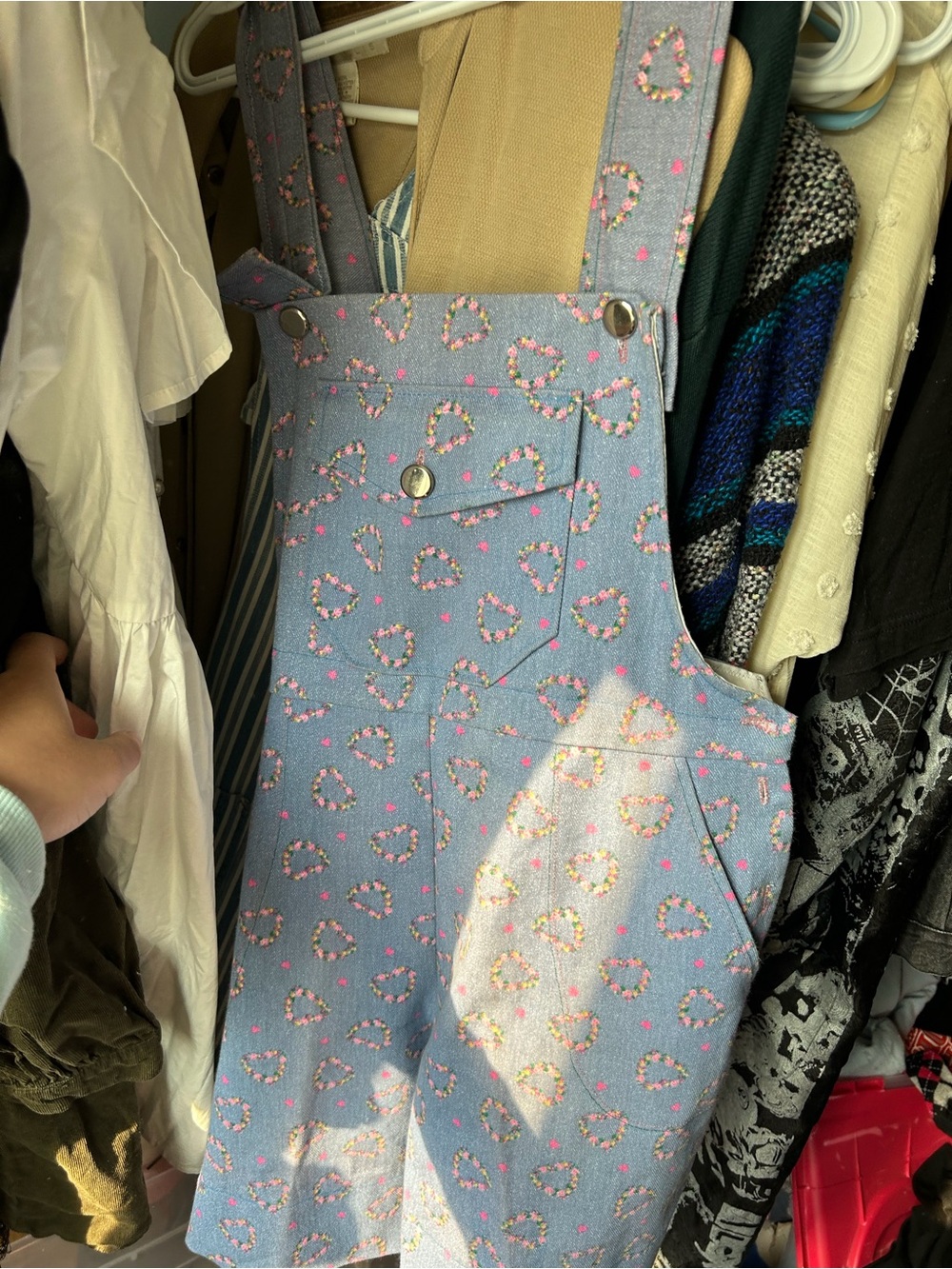 Womens cute heart romper - Picture 2 of 4